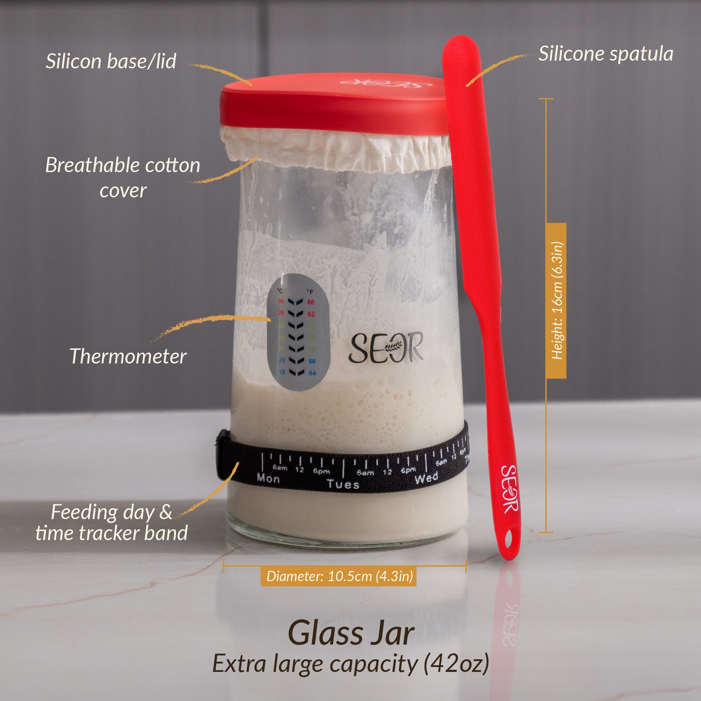 Premium Sourdough Starter & Bread Baking Kit