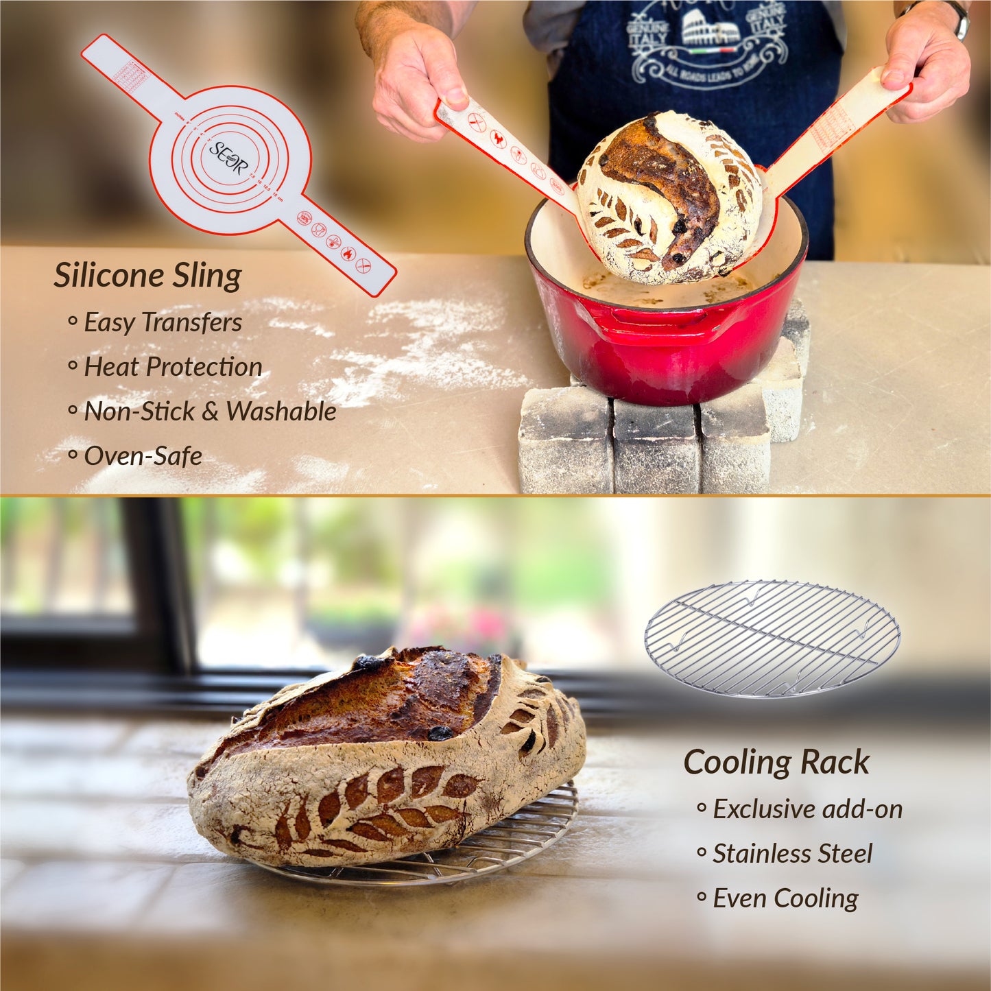Premium Sourdough Starter & Bread Baking Kit