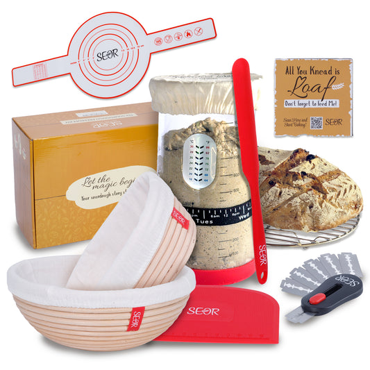 Premium Sourdough Starter & Bread Baking Kit