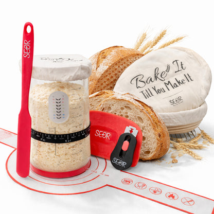 Premium Sourdough Starter & Bread Baking Kit